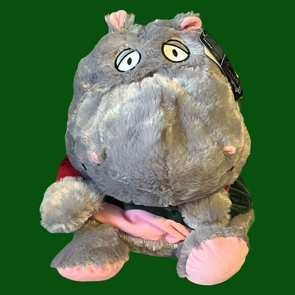 NWT FOCO Stuffed Plush Hippo Toy MN Wild Hockey Logo Puppet Has Pouch NHL - Picture 1 of 8